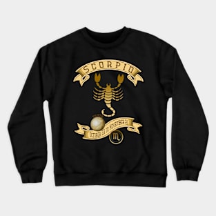 Zodiac Scorpio-October 23 to November 21-Vintage Crewneck Sweatshirt